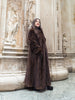 Mahogany Lunaraine Canadian Mink Fur Coat L to XXL 52