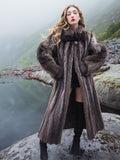 Canadian Raccoon Fur Coat Coats Silver Tips M