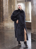 Black Mink Fur Coat Coats M/L Excellent