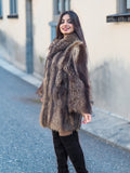 Raccoon Fur Coat Coats Made in Canada S/M