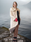 “La Sirène” —  Golden Pearl Mink Fur Coat