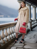“La Sirène” —  Golden Pearl Mink Fur Coat