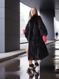 Shadow Muse – Vintage Black Mink Fur Coat