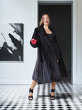 Shadow Muse – Vintage Black Mink Fur Coat
