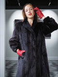 Shadow Muse – Vintage Black Mink Fur Coat