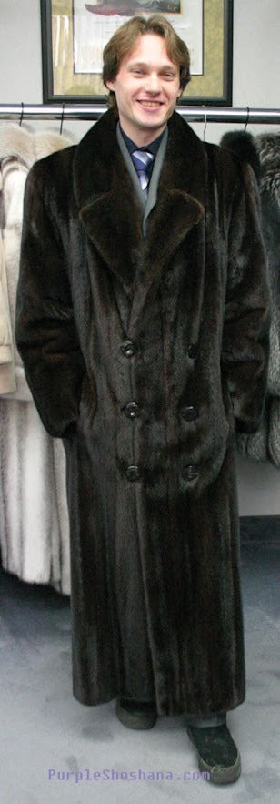 Men Blackglama in coat