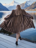 “The Alpine Kiss” — Demi Buff Mink Stroller with Detachable hood