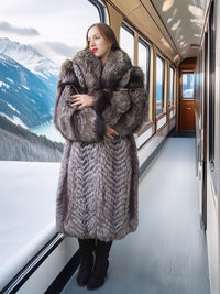 Voyager Dream — Silver Cross Fox Fantasy Fur Coat