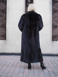 Black Mink Fur Coat Coats M Excellent