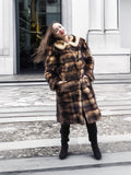 Fitch Vintage Fur Coat Coats Horizontal Design S