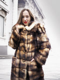 Fitch Vintage Fur Coat Coats Horizontal Design S