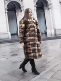 Fitch Vintage Fur Coat Coats Horizontal Design S