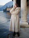 “Nocturne in Pearl” —  Golden Pearl Mink Fur Coat Classic Vintage