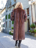 Dark Mahogany Brown Vintage Mink Fur Coat Coats M P