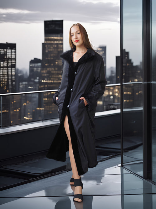 "The Duality Edit"- Reversible Sheared Mink: Two Worlds, One Coat