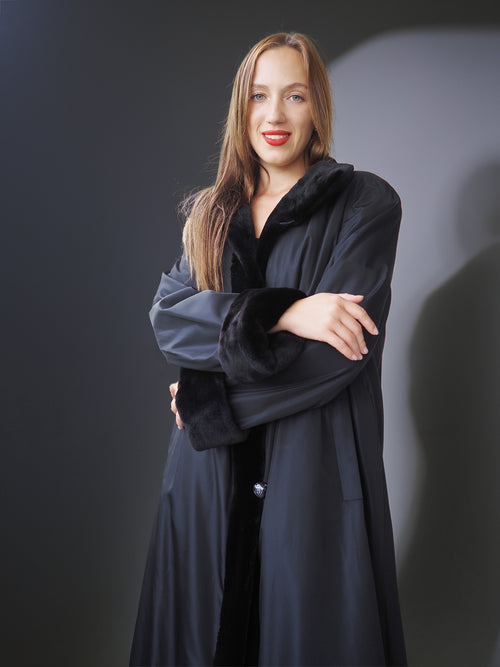 "The Duality Edit"- Reversible Sheared Mink: Two Worlds, One Coat