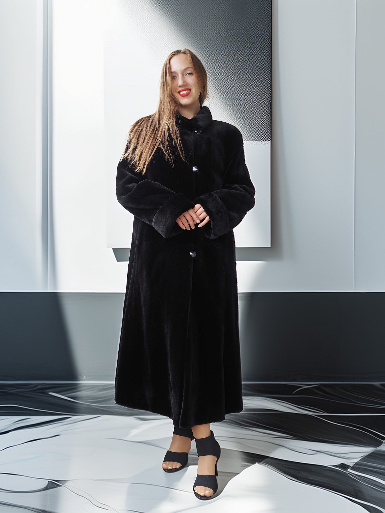 "The Duality Edit"- Reversible Sheared Mink: Two Worlds, One Coat