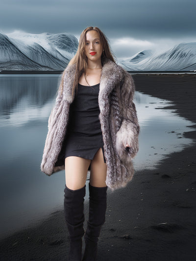 Northern Whisper - A Unique Platinum Silver Fox S
