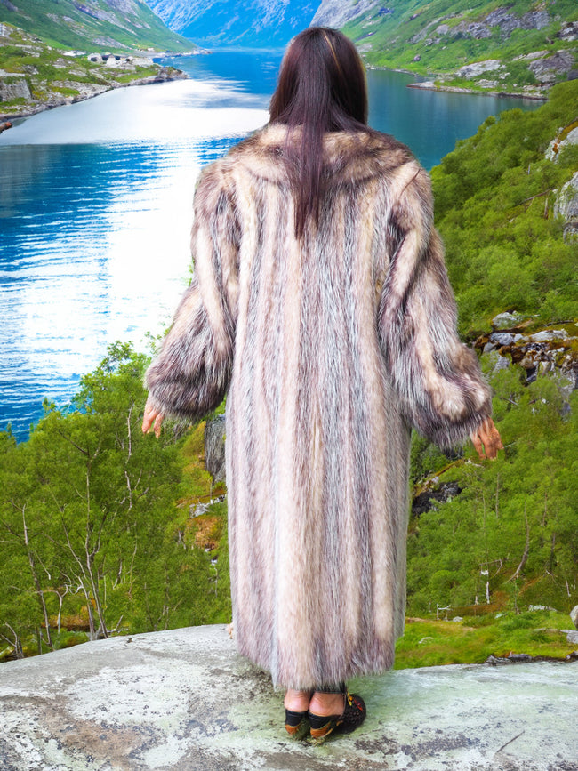 Men's fur stole - Russian raccoon collar - arctic-store