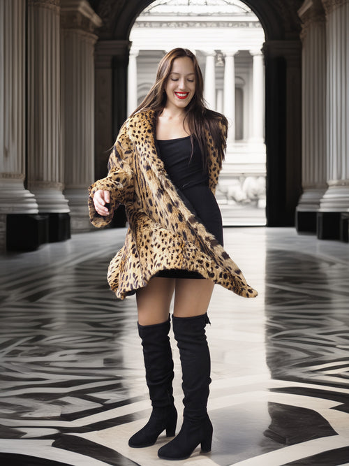 “The Night Safari” – Rare Patterned Fur Coat | Collector’s Edition