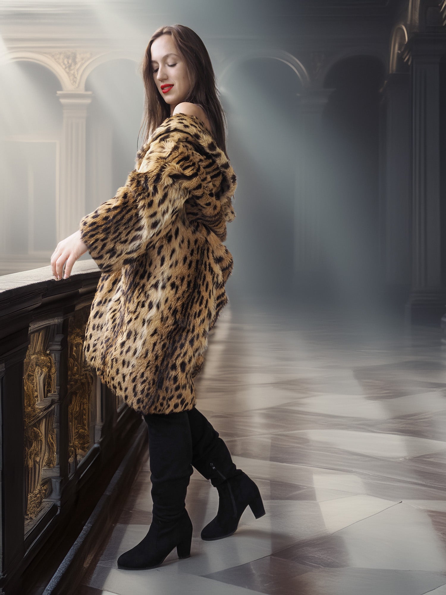 “The Night Safari” – Rare Patterned Fur Coat | Collector’s Edition
