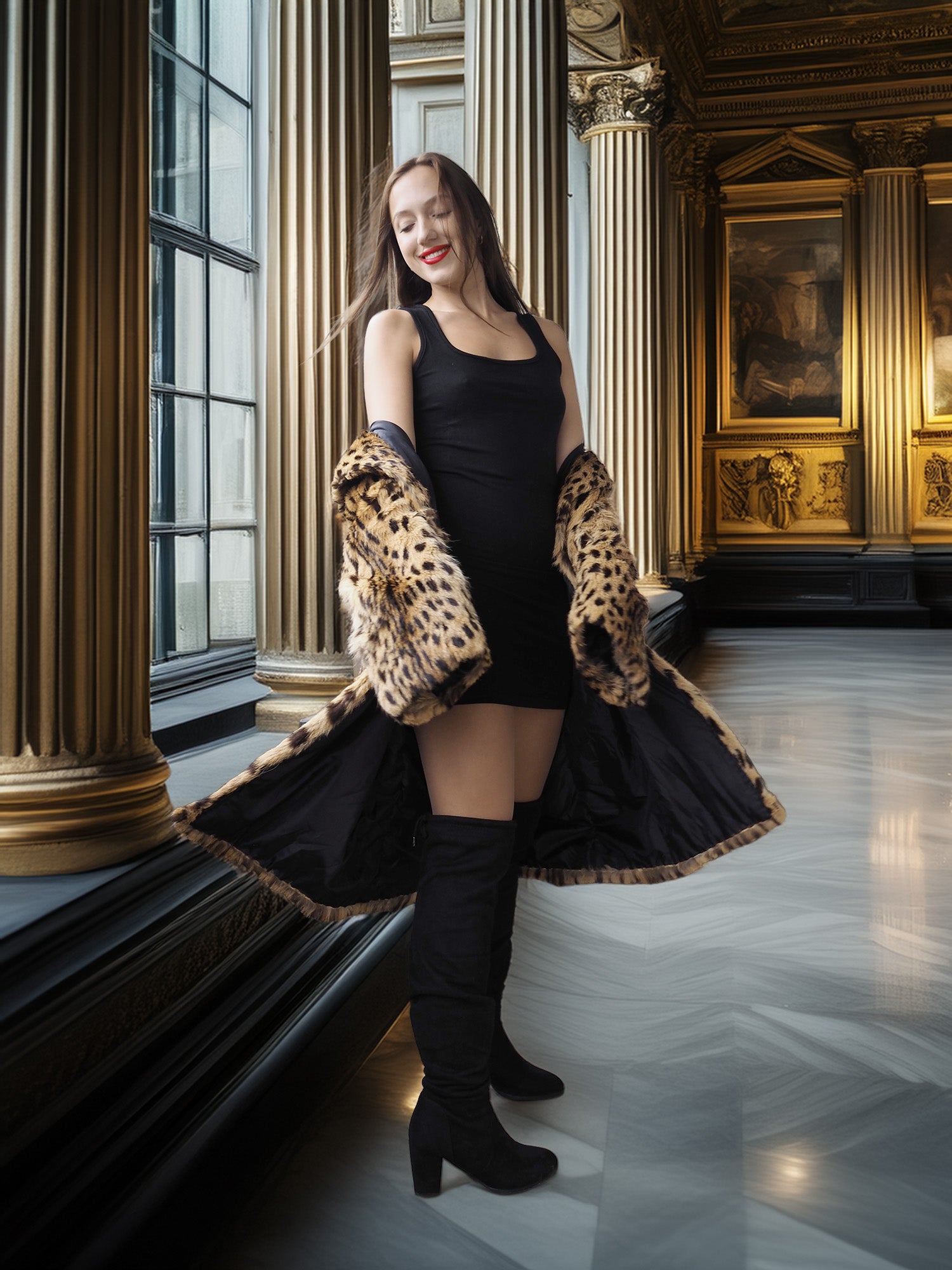 “The Night Safari” – Rare Patterned Fur Coat | Collector’s Edition