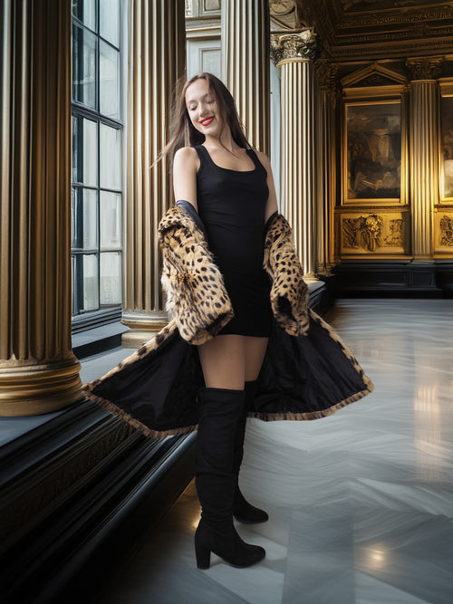 “The Night Safari” – Rare Patterned Fur Coat | Collector’s Edition