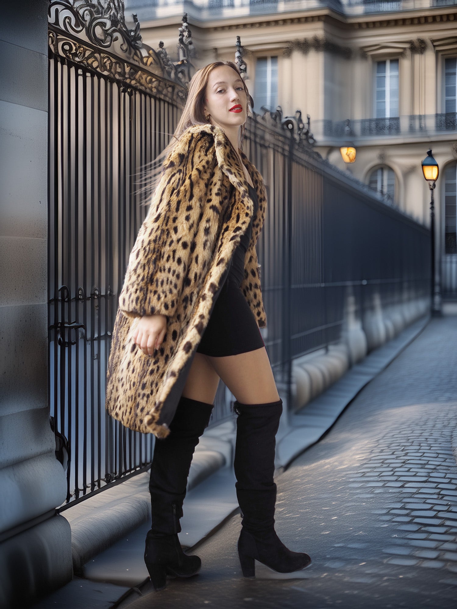 “The Night Safari” – Rare Patterned Fur Coat | Collector’s Edition