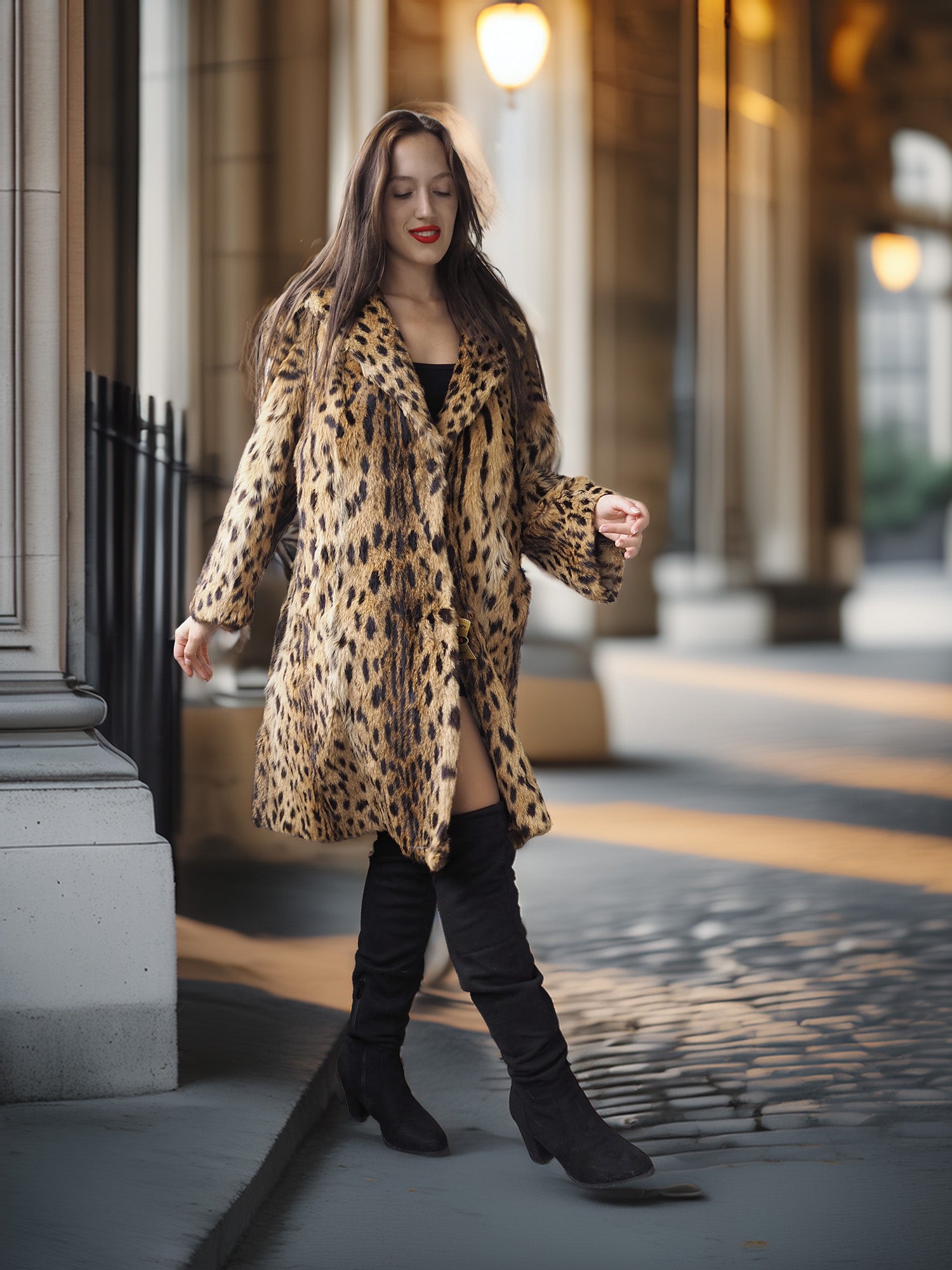 “The Night Safari” – Rare Patterned Fur Coat | Collector’s Edition