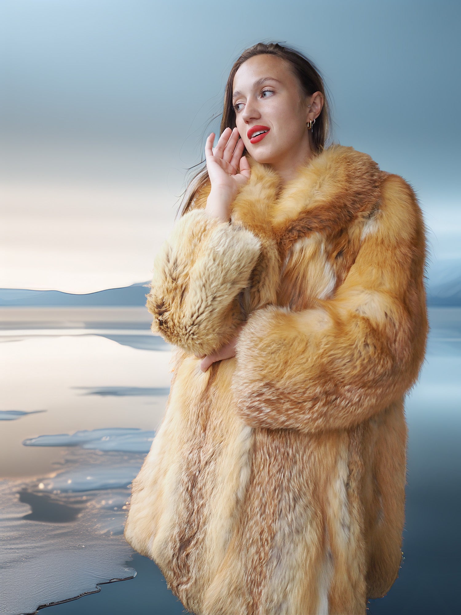 The Flame – Vintage Red Fox with Swing Size S