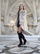 Pearl & Shadow – Herringbone Mink Elegance in Motion S