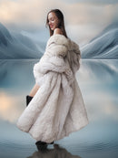 The Glacier Queen Has Landed - Pale Blue Fox Size M