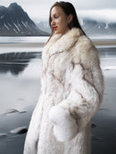 The Glacier Queen Has Landed - Pale Blue Fox Size M