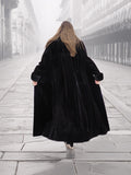 Sheard Black Mink Fur Coat XS/S Excellent