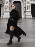 Sheard Black Mink Fur Coat XS/S Excellent