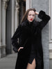 Sheard Black Mink Fur Coat XS/S Excellent