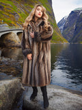 Raccoon Fur Coat Coats Silver Fox Cape Design By Renfrew M/L