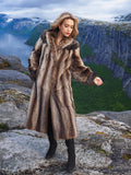 Raccoon Fur Coat Coats Silver Fox Cape Design By Renfrew M/L
