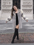 Sapphire And Pearl Mink Fur Coat  S Excellent