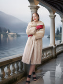 “La Sirène” —  Golden Pearl Mink Fur Coat