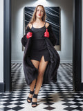 Shadow Muse – Vintage Black Mink Fur Coat