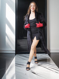 Shadow Muse – Vintage Black Mink Fur Coat