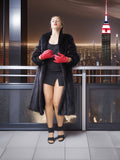 Shadow Muse – Vintage Black Mink Fur Coat
