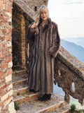 Raccoon Fur Coat Coats Silver Tips 49" Long M/L