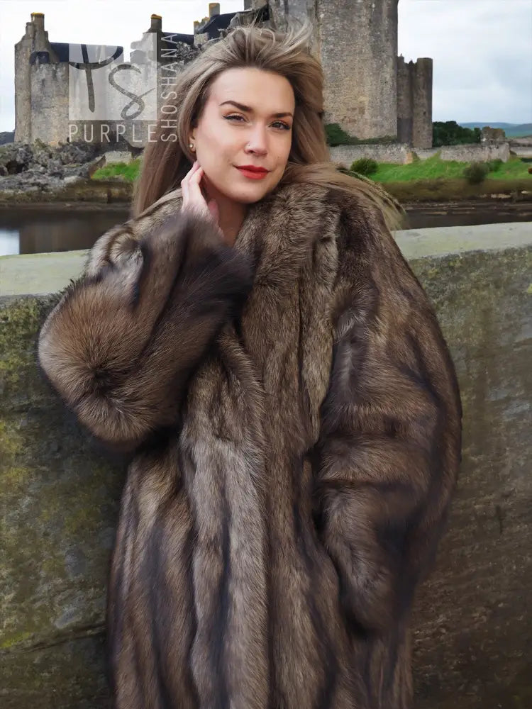 Fisher Sable Fur Coat Coats L
