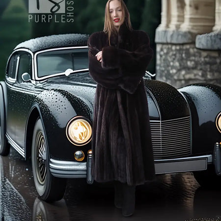 Midnight Liberté – Black Mink Coat for Bold, Unforgettable