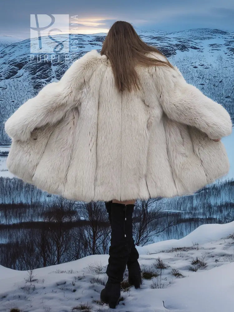 Soft Plush Blush  Fox Jacket Jackets S/M