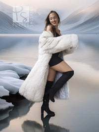 The Glacier Queen Has Landed - Pale Blue Fox Size M