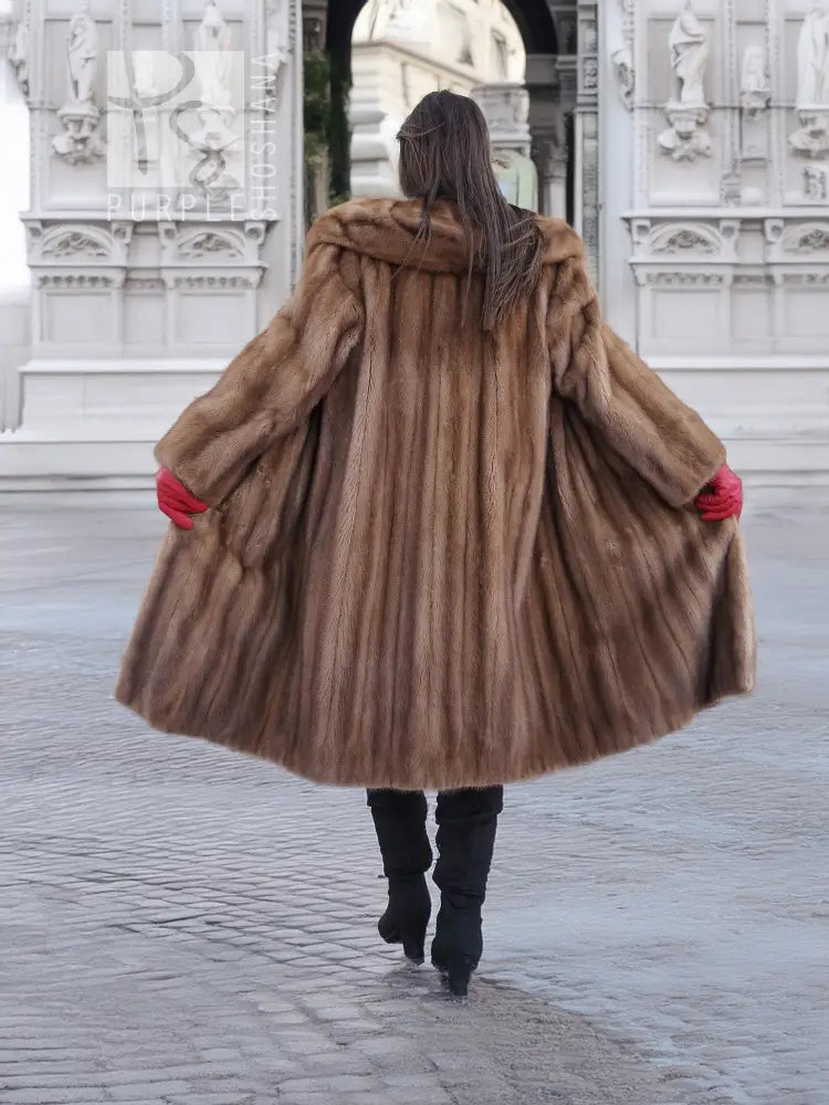 Pastel Mink Fur Coat S/M – Vintage Stroller for Stylists