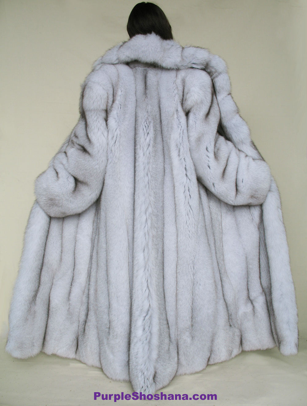 Rare Canadian Lavender Mink Fur Coat M– Purple Shoshana Furs